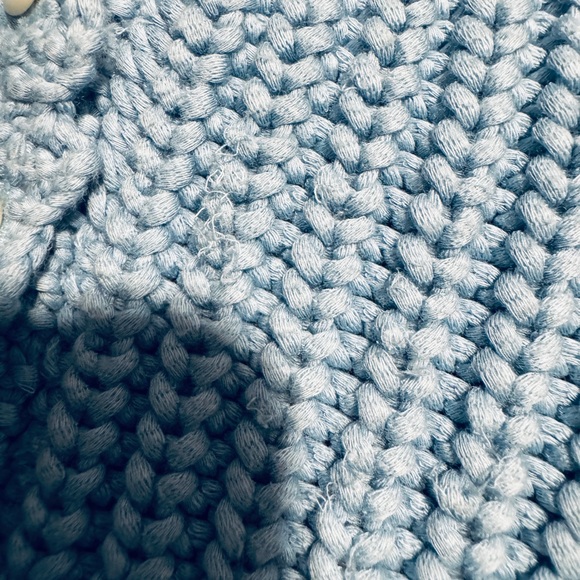 Sezane Sky Blue Women's Cardigan - Picture 6 of 10